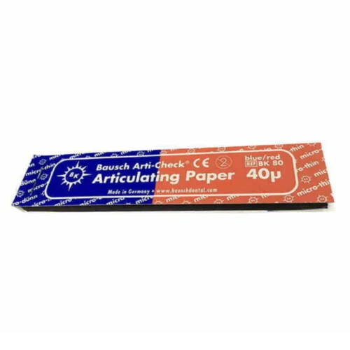 Papel de Articular Ultradelgado 40 micras Cuadernillo 100 tiras – Bausch