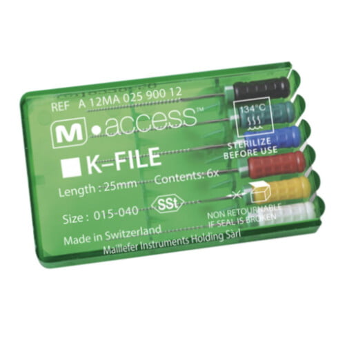 Limas manuales K-Files M-Access - Dentsply
