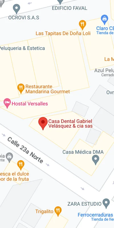 Google Mapa Casa Dental Gabriel Velasquez Cali Norte