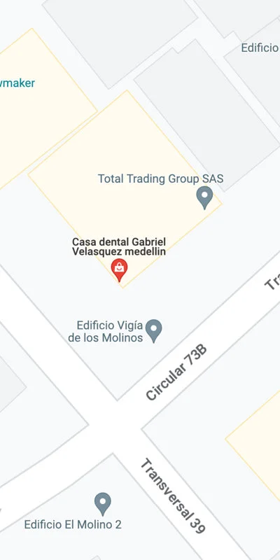 Google Mapa Casa Dental Gabriel Velasquez Medellín
