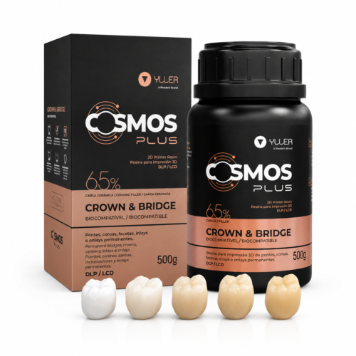 Resina 3D Cosmos Plus CROWN & BRIDGE - 500 GR