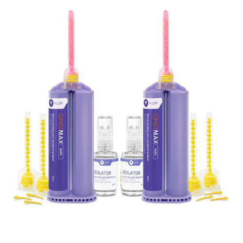 Kit Gingimax Hard - Silicona para Encía Artificial en Modelos de Laboratorio
