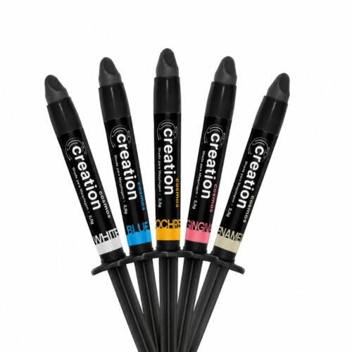 Cosmos-Creatio-Tinte-LC-para-Caracterización-de-Restauraciones-Dentales-3D-colores-paquete